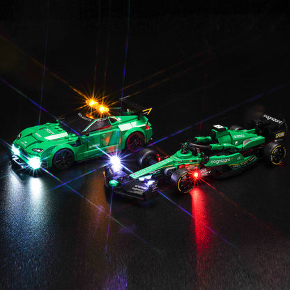 Light kit for Lego Aston Martin Safety Car & AMR23 76925