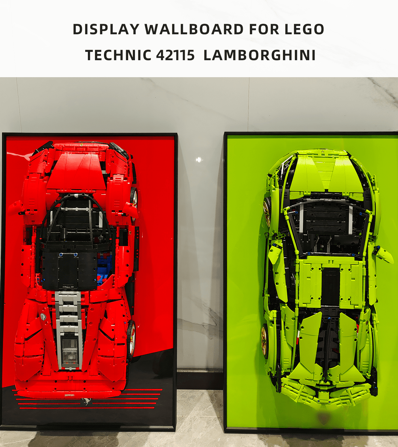 Display Wall Mount for LEGO 42115 Technic™ Lamborghini Sián FKP 37