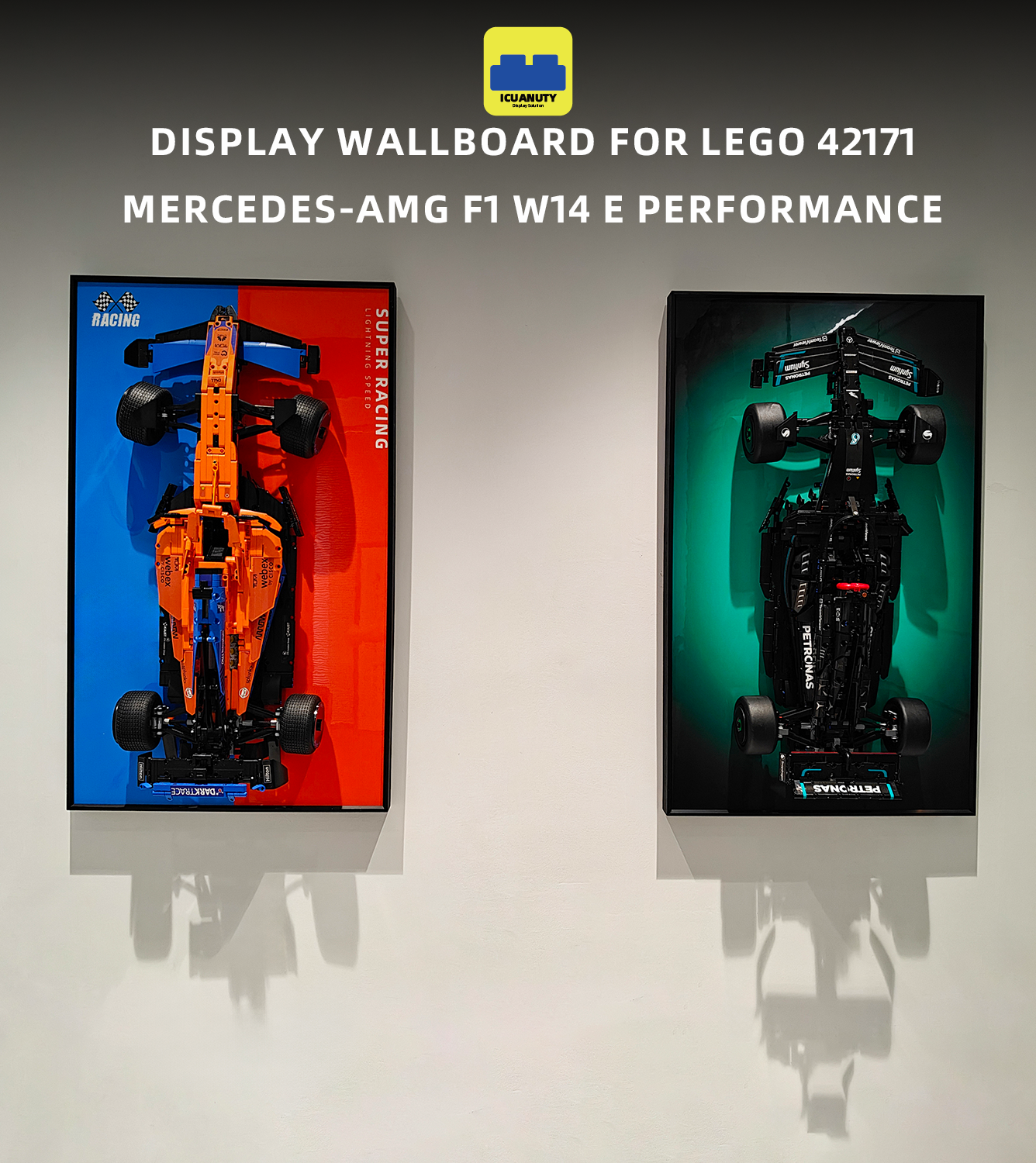 Display Wallboard for Lego Technic™ Mercedes-AMG F1 W14 E Performance (42171)