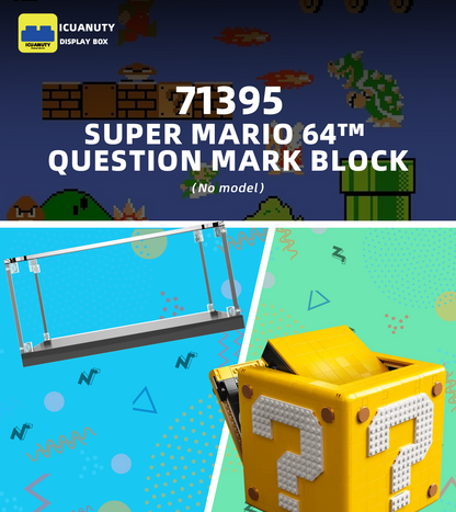 Display Case for LEGO Super Mario 64 Question Mark 71395