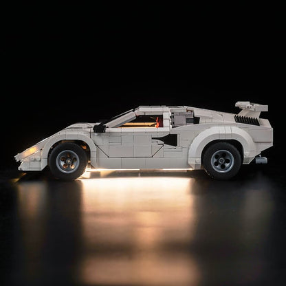 Light Kit for LEGO Lamborghini Countach 5000 Quattrovalvole 10337