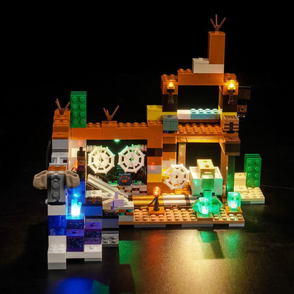 Light Kit for LEGO Minecraft The Badlands Mineshaft 21263