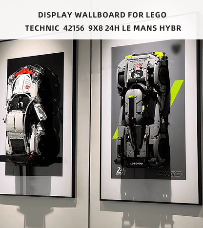 Display Wallboard for Lego 42156 Technic™ PEUGEOT 9X8 24H Le Mans Hybrid Hypercar