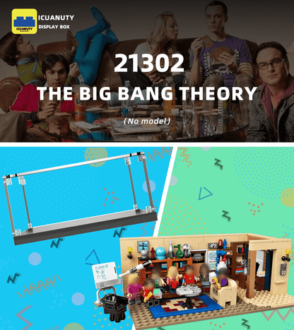 Display Case for LEGO IdeasThe Big Bang Theory 21302