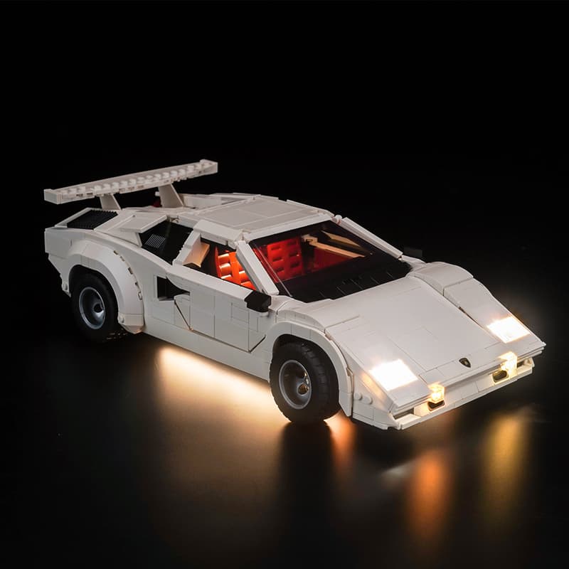 Light Kit for LEGO Lamborghini Countach 5000 Quattrovalvole 10337