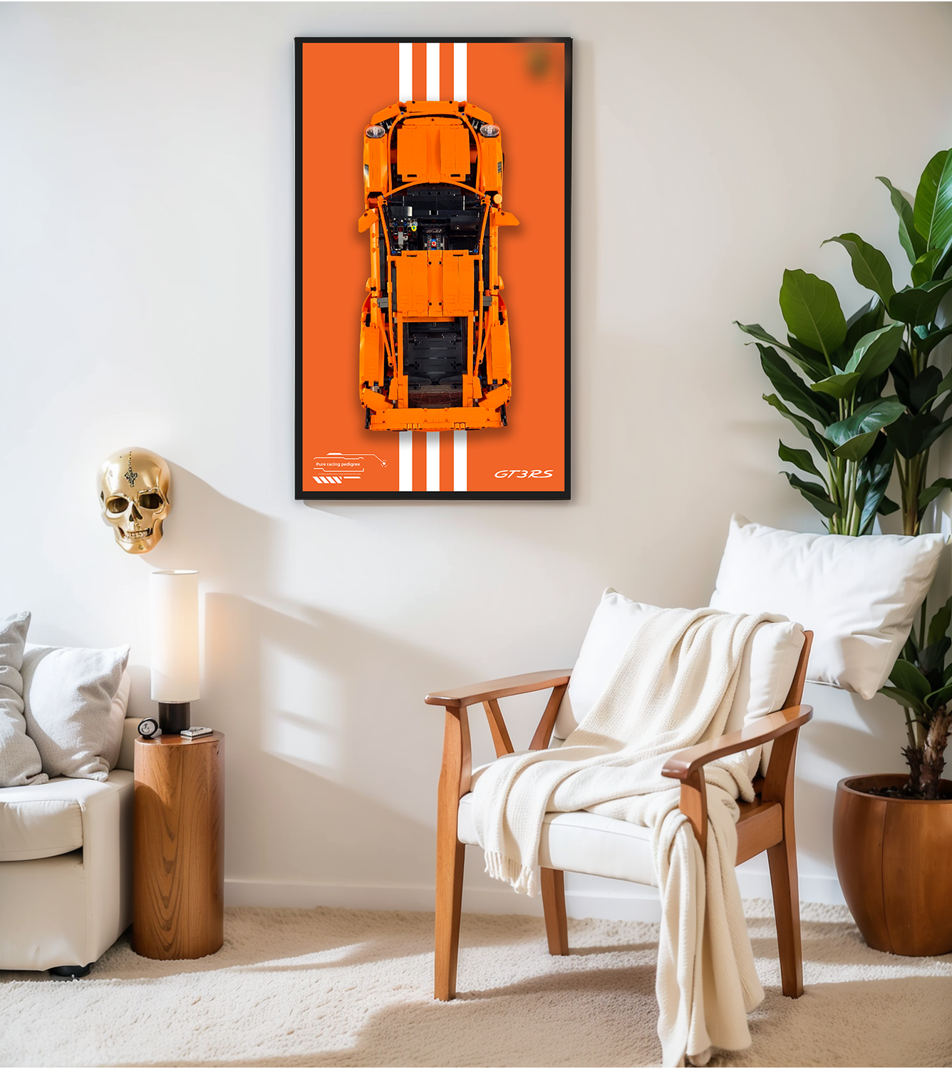 Display Wallboard for LEGO Technic Super Cars