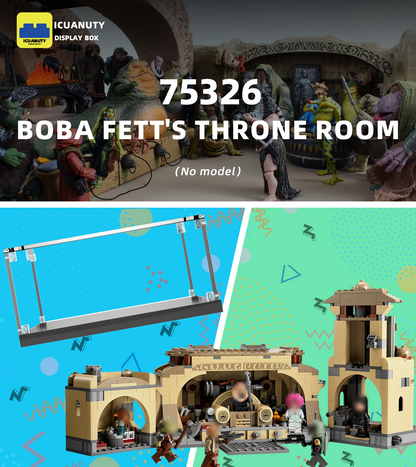 Display Case for Lego Boba Fett's Throne Room 75326