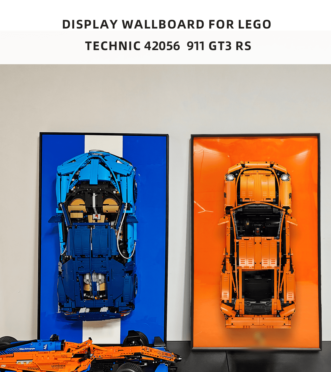 Display Wall Frame for LEGO Technic Car