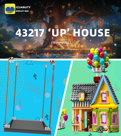 Display Case for LEGO Disney 'Up' House 43217
