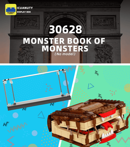 Display case for LEGO Harry Potter Monster Book of Monsters 30628