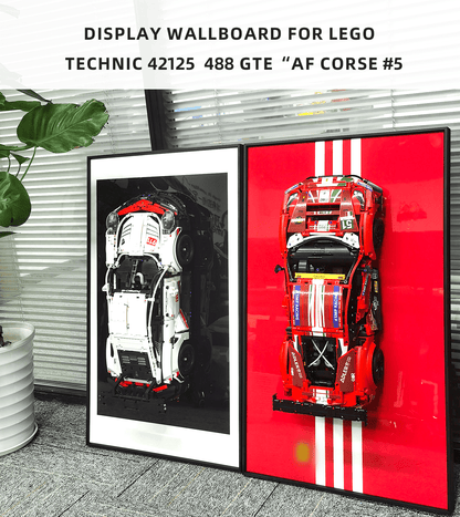 Display Wallboard for Lego Ferrari 488 GTE 42125