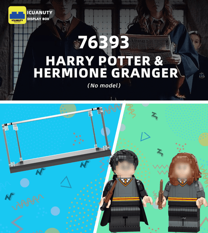 Display Case for Lego Harry Potter & Hermione Granger 76393