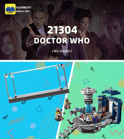 Display Case for LEGO  Ideas Doctor Who 21304