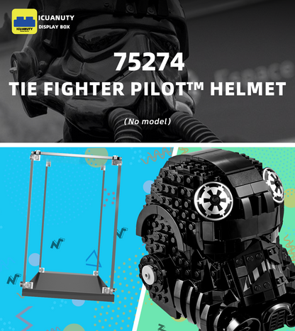 Display Case for Lego Star Wars TIE Fighter Pilot™ Helmet 75274