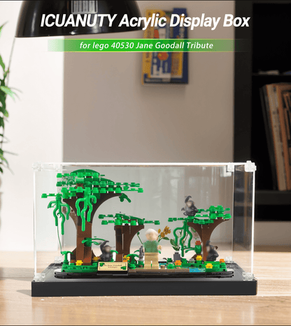 Display case for LEGO Creator Jane Goodall Tribute 40530