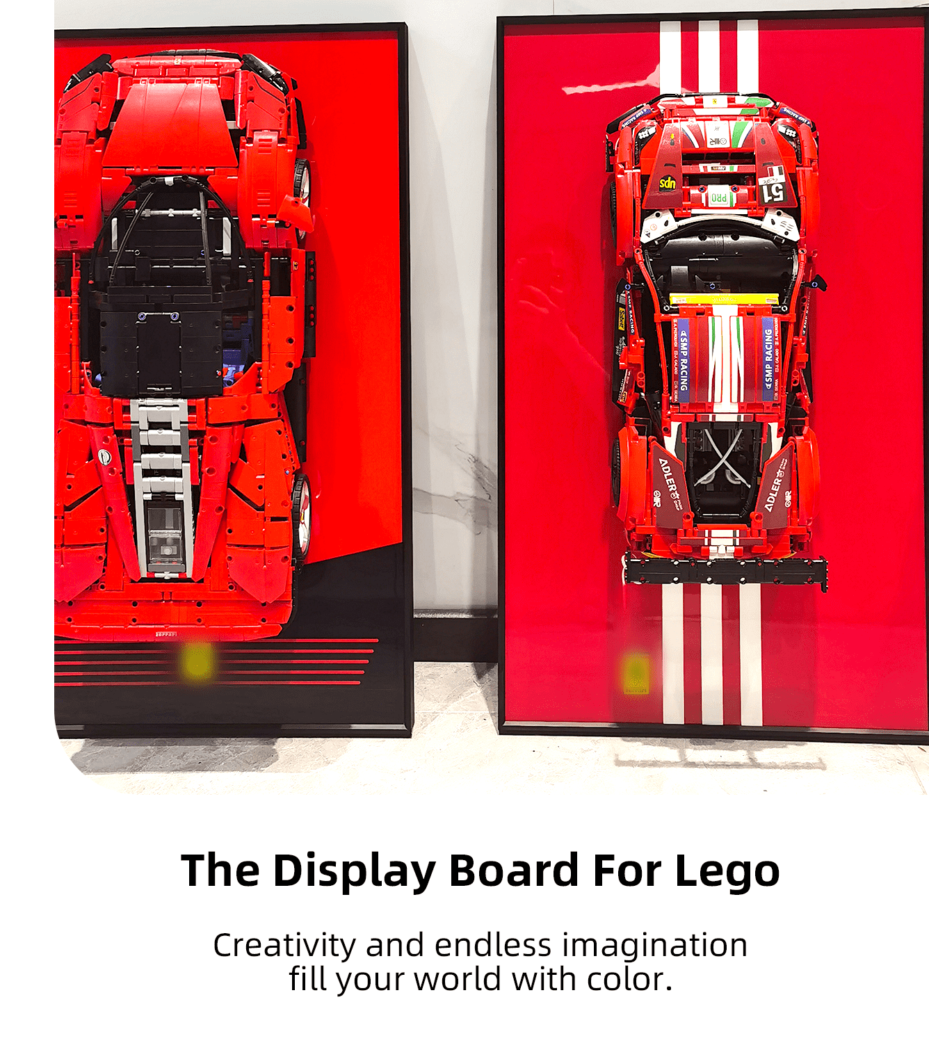 Display Wallboard for Lego 42143 Technic™ Ferrari Daytona SP3