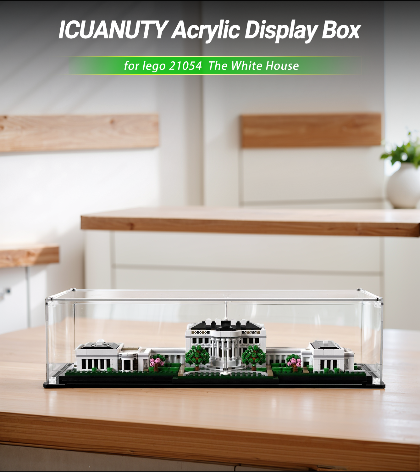 Display Case for Lego White House 21054