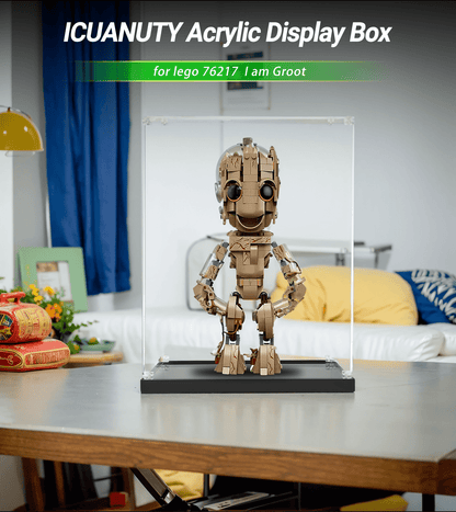 ICUANUTY -Display Case for Lego Marvel I am Groot 76217