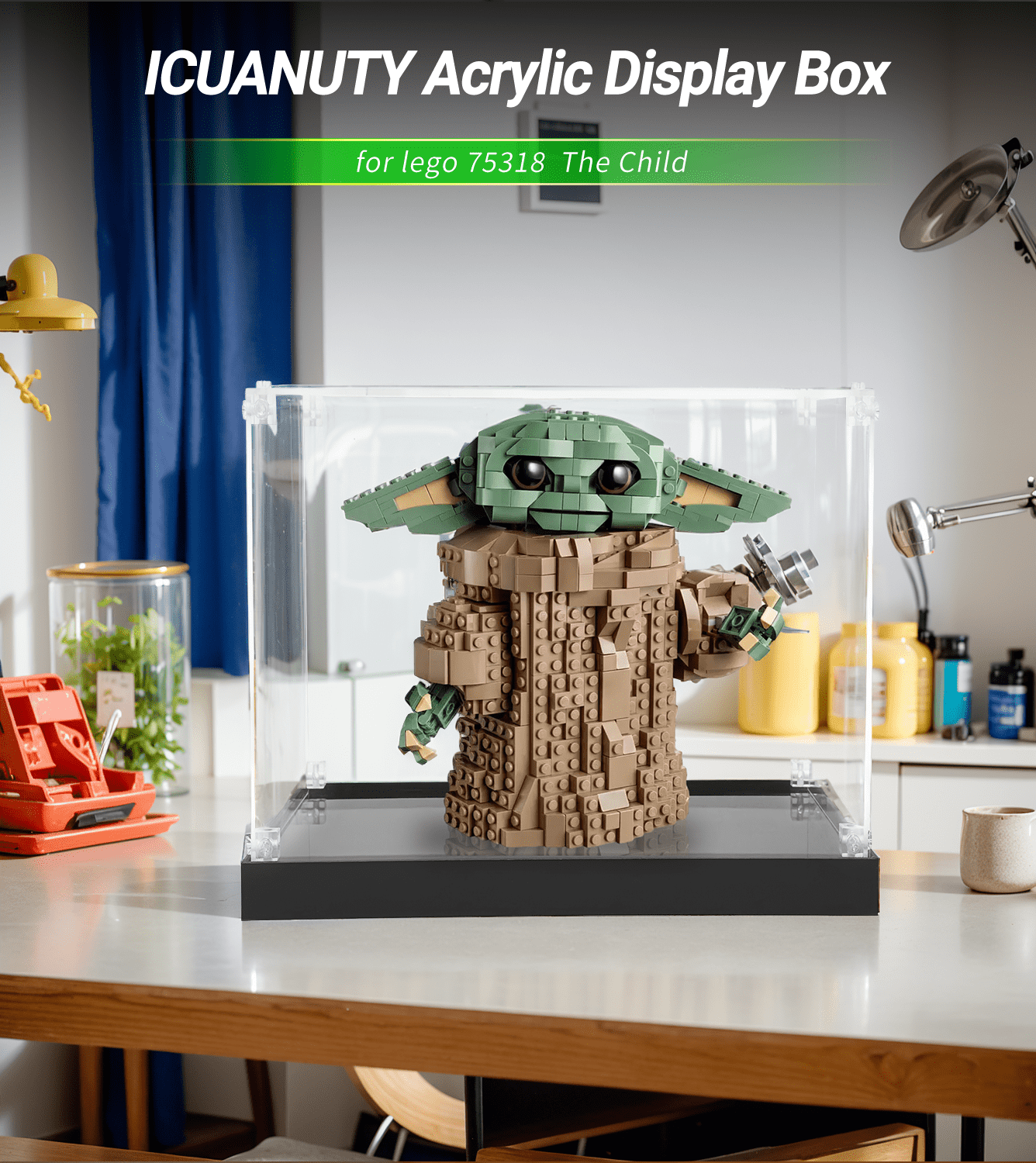 Display Case for LEGO Star Wars: The Mandalorian The Child 75318