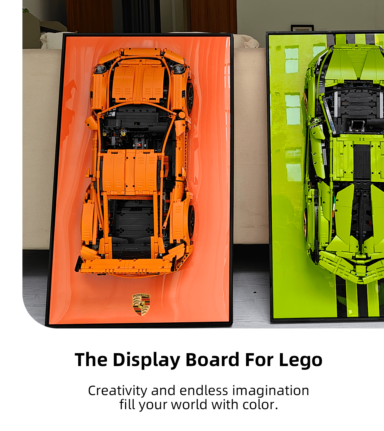 Display Wall Frame for LEGO Technic Car