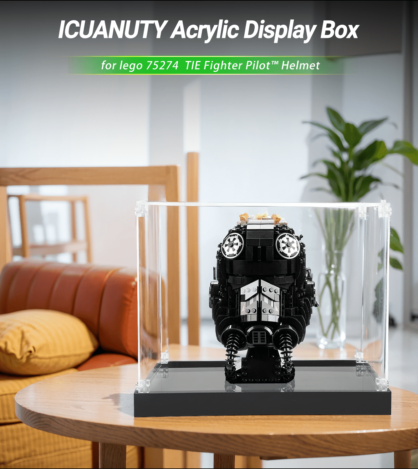 Display Case for Lego Star Wars TIE Fighter Pilot™ Helmet 75274