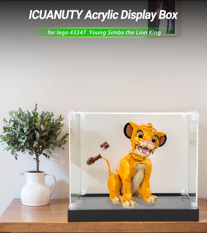 Display case for LEGO Young Simba the Lion King 43247