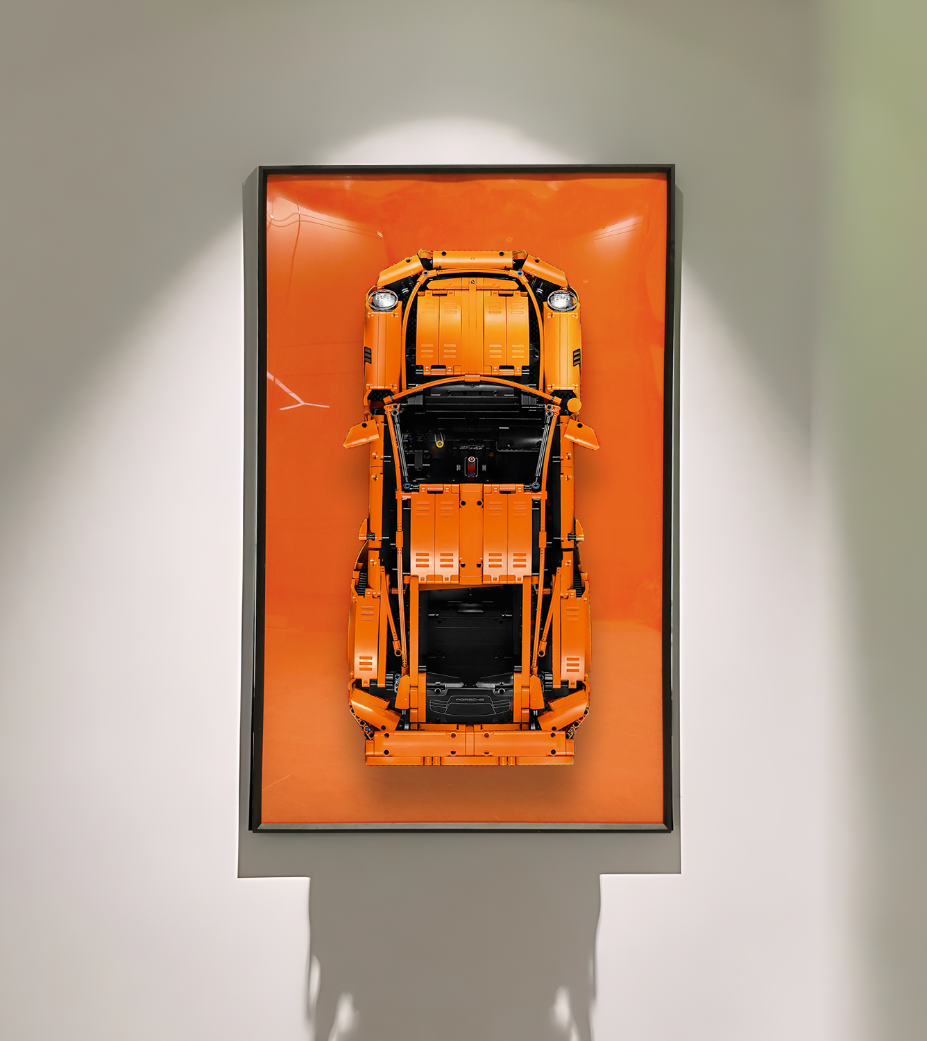 Display Wall board for LEGO 42056 CAR Porsche 911 GT3 RS