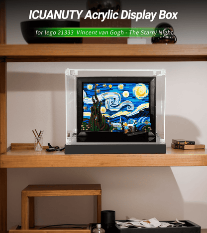 ICUANUTY-Display Case for Lego van Gogh - The Starry Night 21333