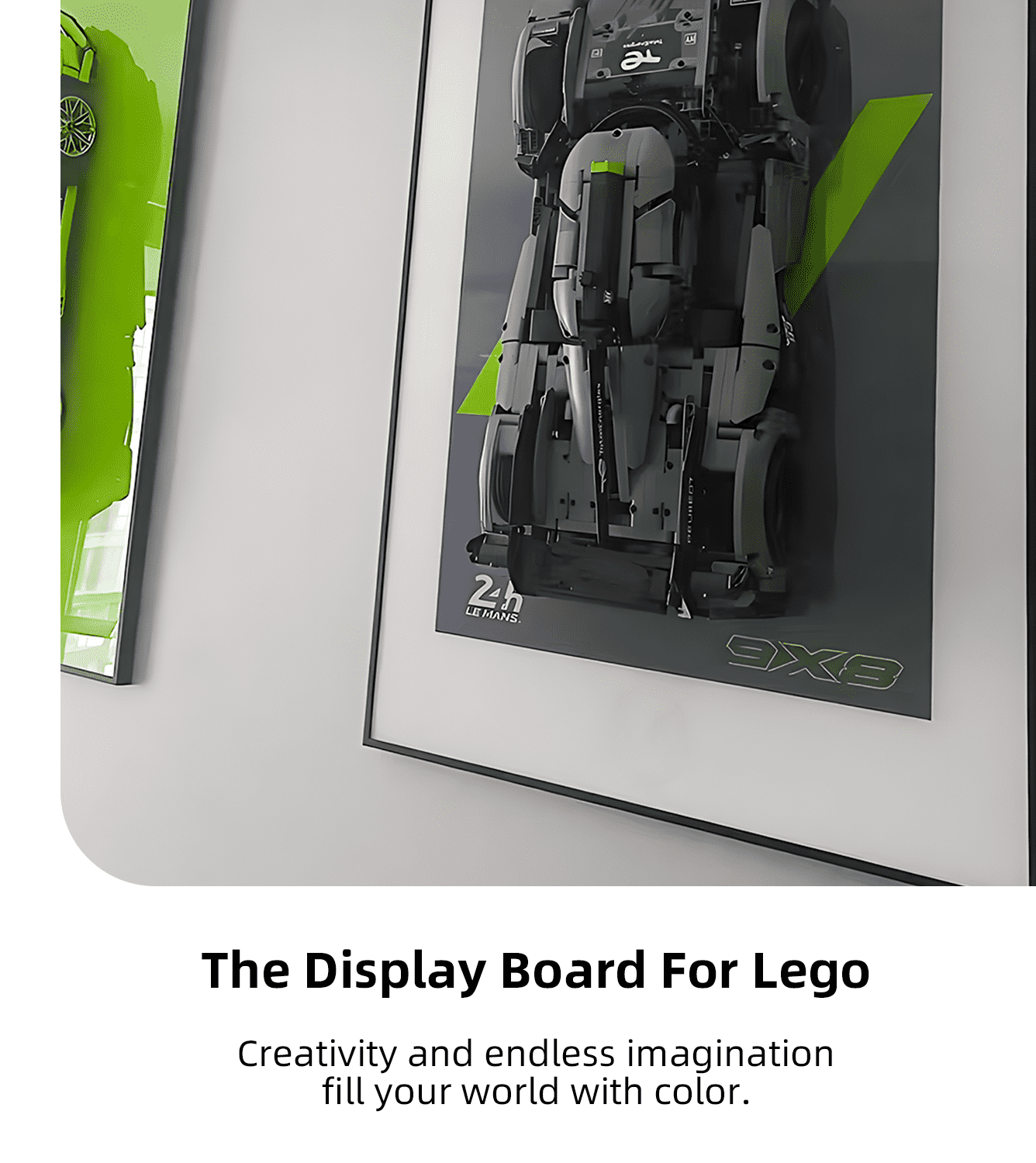 Display Wallboard for Lego 42156 Technic™ PEUGEOT 9X8 24H Le Mans Hybrid Hypercar