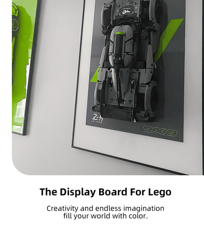 Display Wallboard for Lego 42156 Technic™ PEUGEOT 9X8 24H Le Mans Hybrid Hypercar