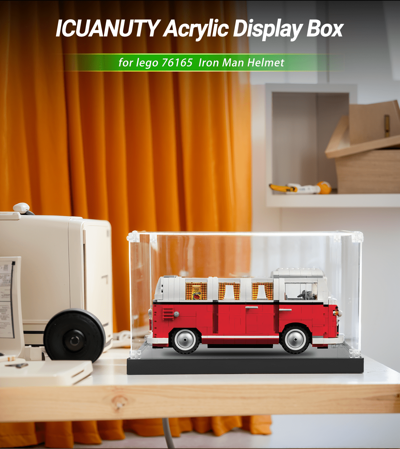 Display Case for Lego Volkswagen T1 Camper Van 10220