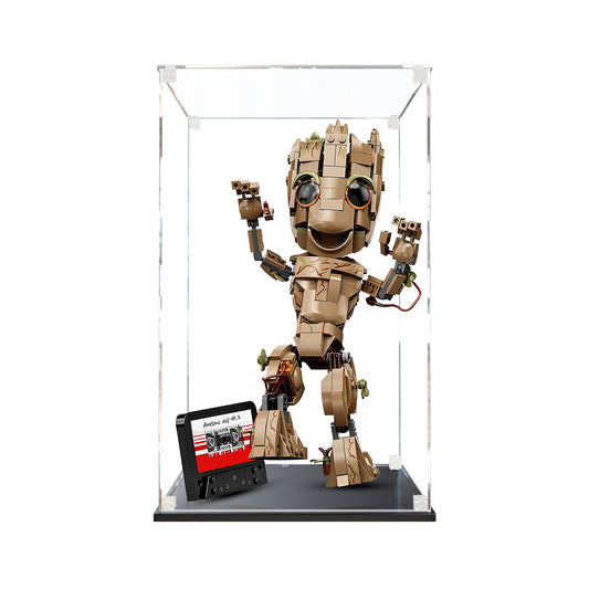 ICUANUTY -Display Case for Lego Marvel I am Groot 76217