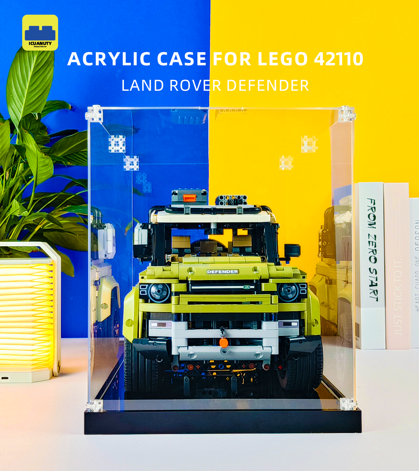 ICUANUTY-Display Case for Lego Technic Land Rover Defender 42110 Building kit