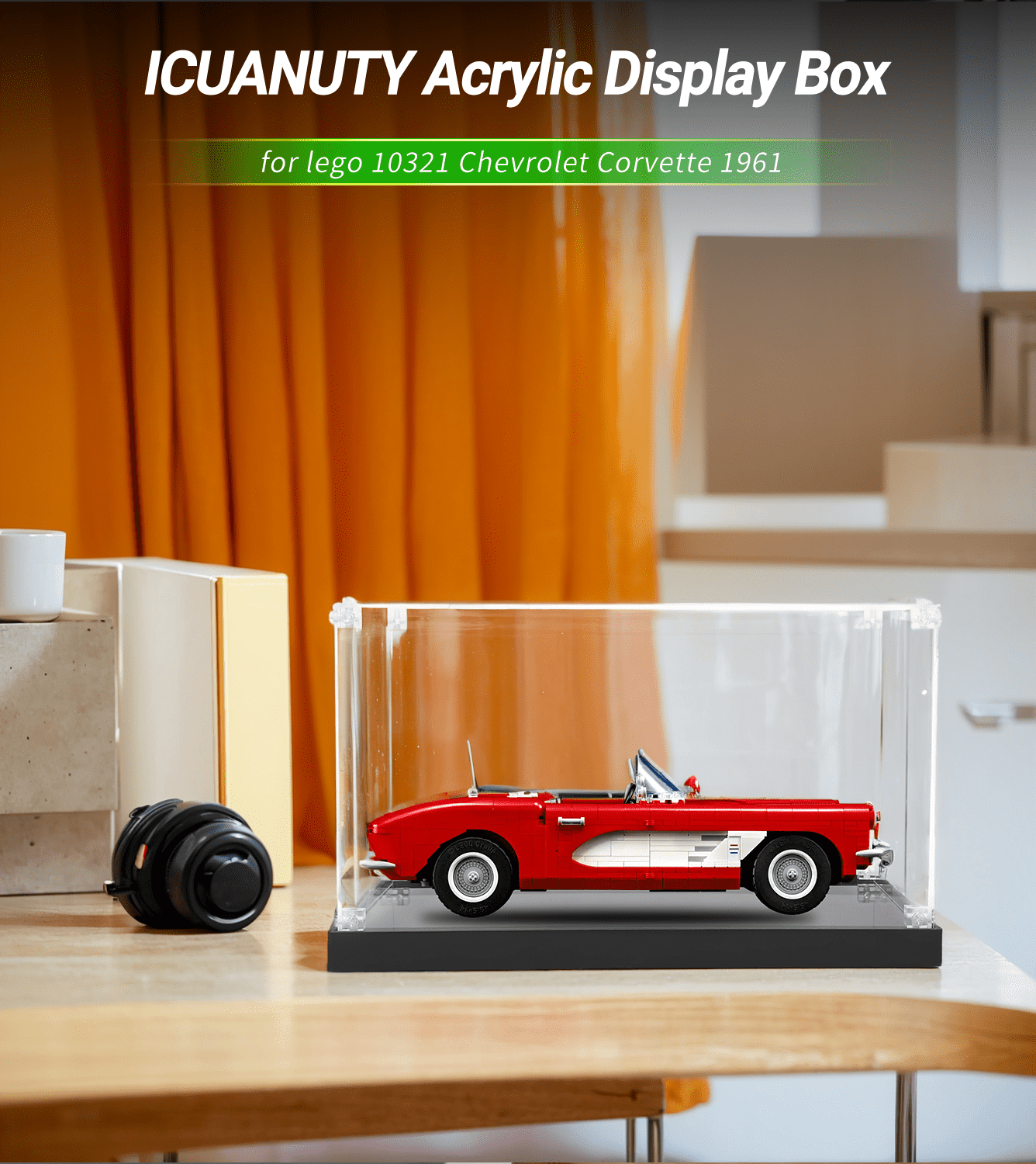 Display Case for Lego Creator Chevrolet Corvette 10321