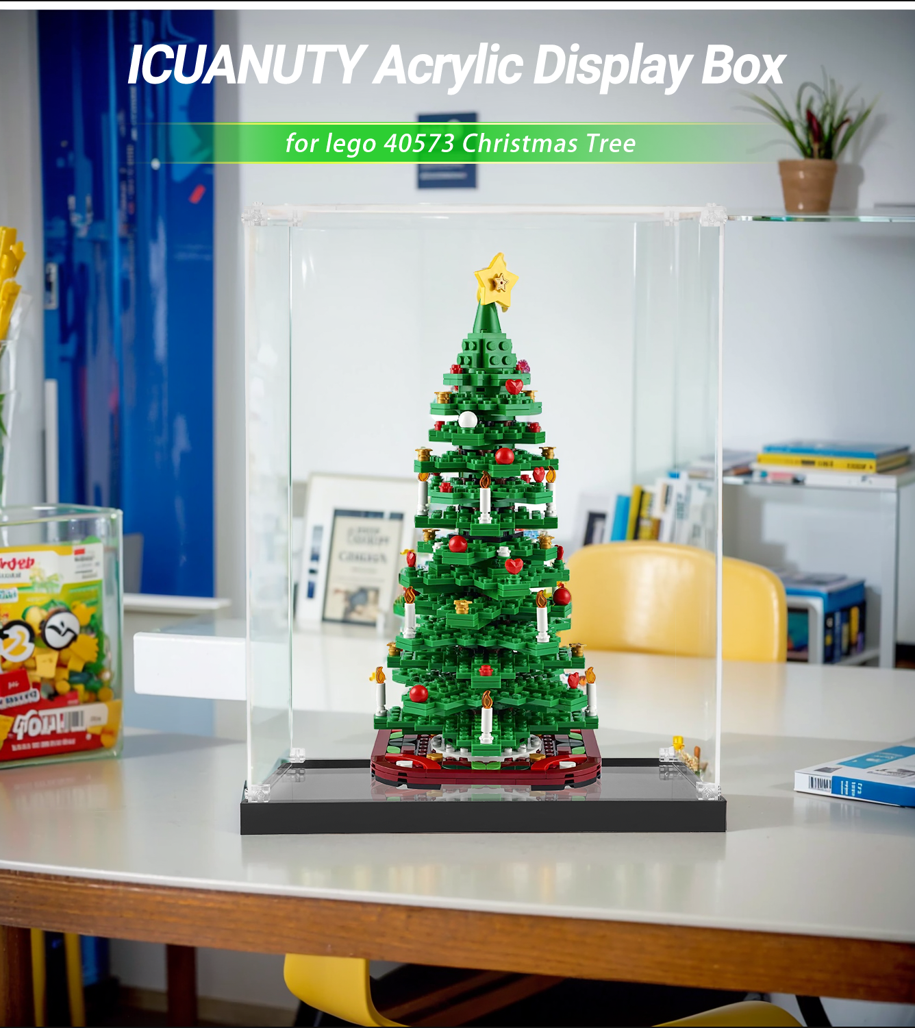 Display Case for Lego Creator Christmas Tree 40573