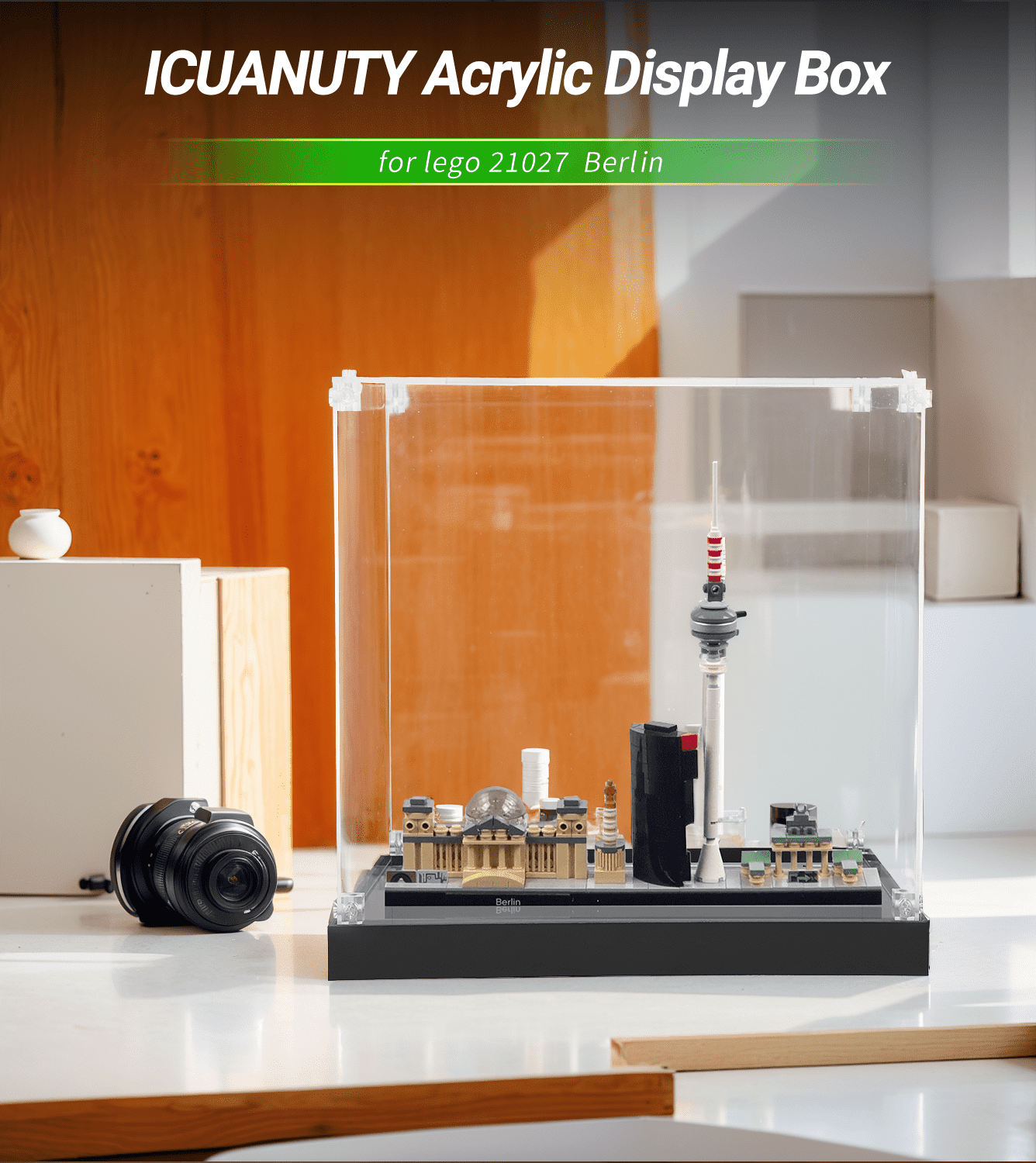 Display Case for LEGO Architecture：Berlin 21027