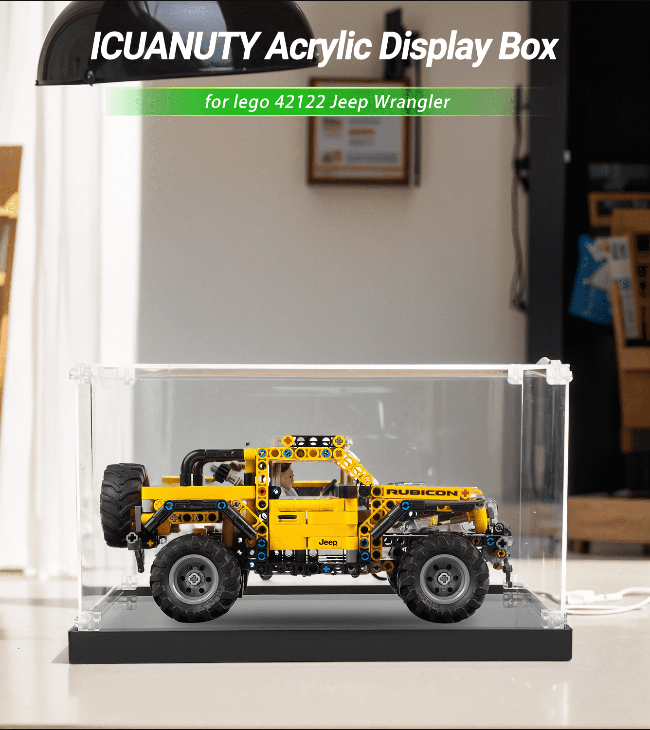 Display Case for LEGO Technic Jeep Wrangler 42122