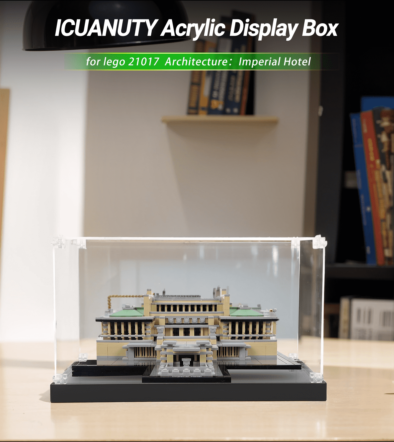 Display case for Lego Architecture Imperial Hotel 21017