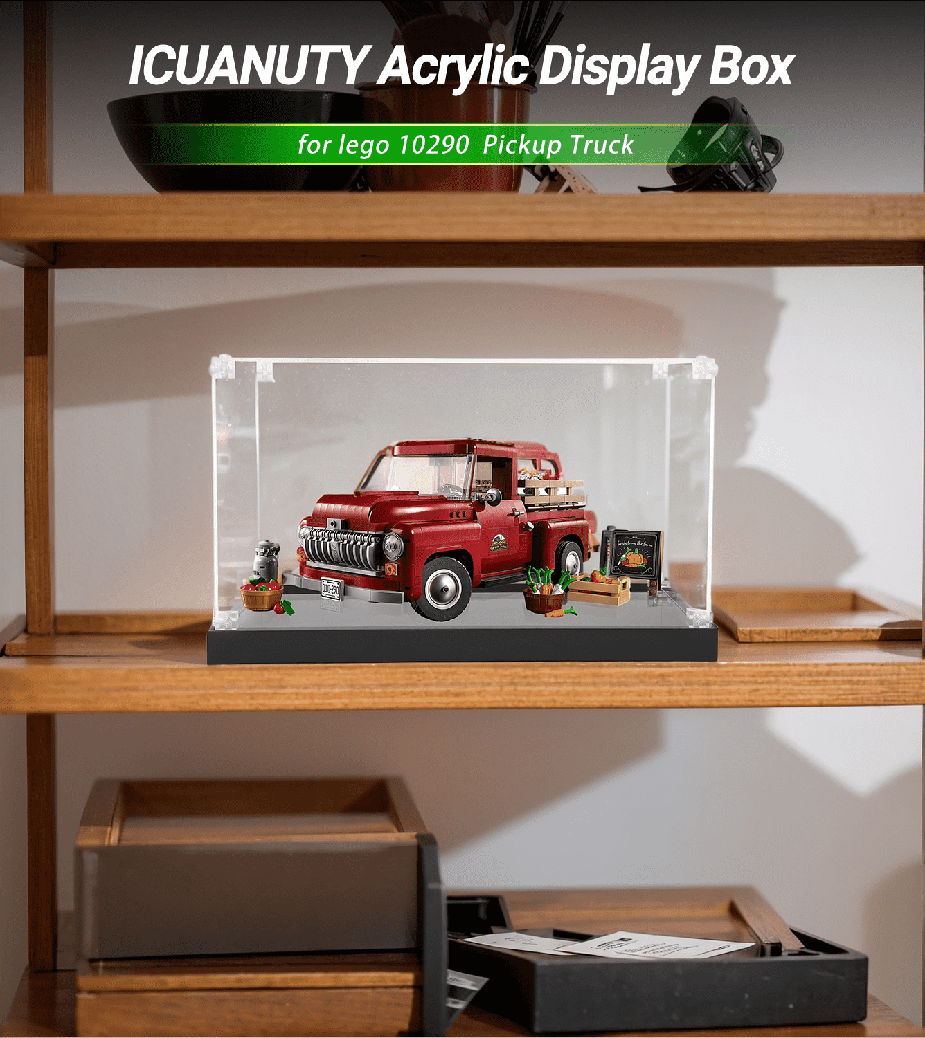 Display Case for Lego Pickup Truck 10290