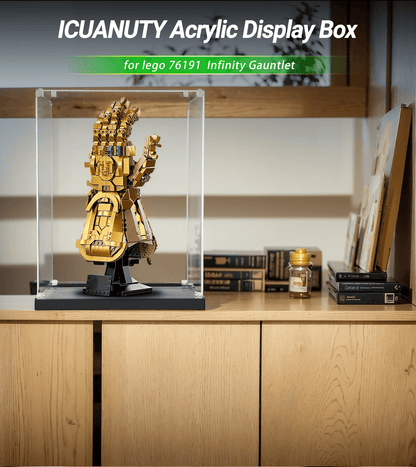 Display Case for Lego Infinity Gauntlet Glove 76191 /76223 Nano Gauntlet