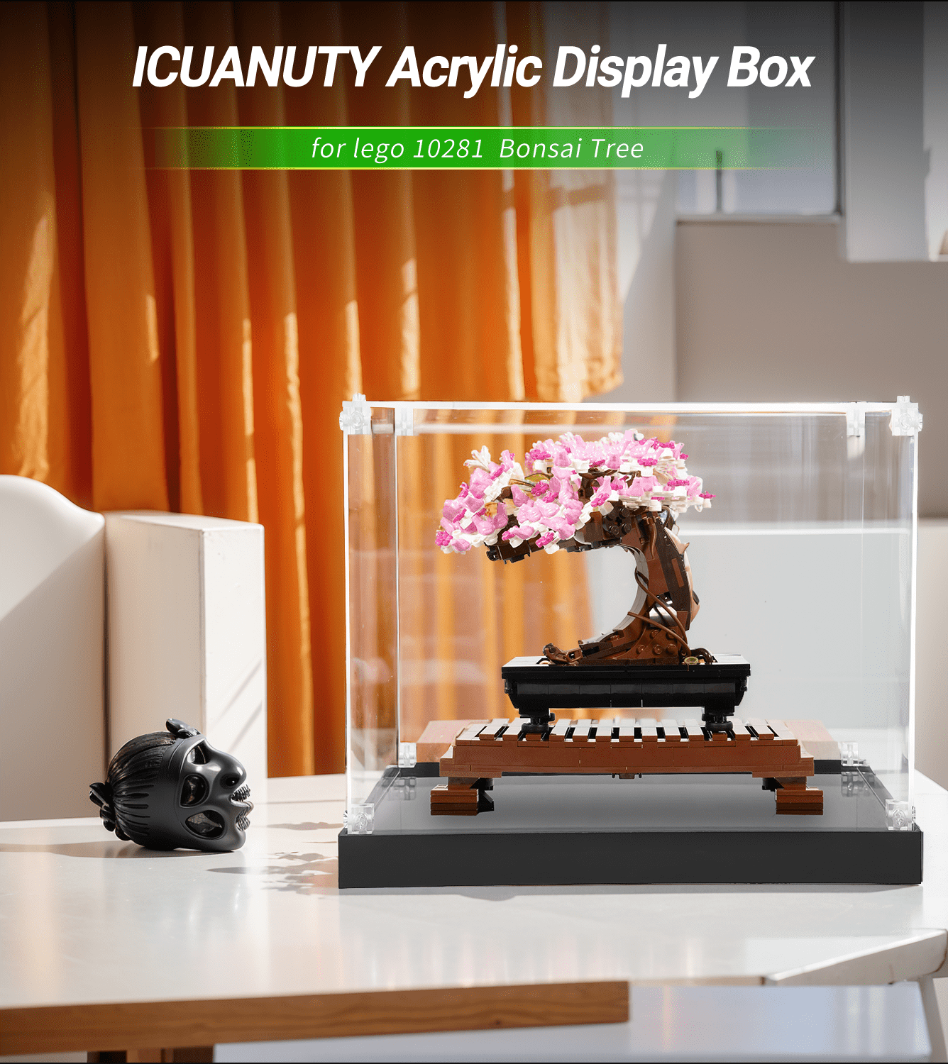 Display Case for Lego Icons Bonsai Tree 10281