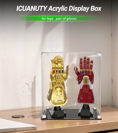Display Case for Lego Infinity Gauntlet Glove 76191 /76223 Nano Gauntlet