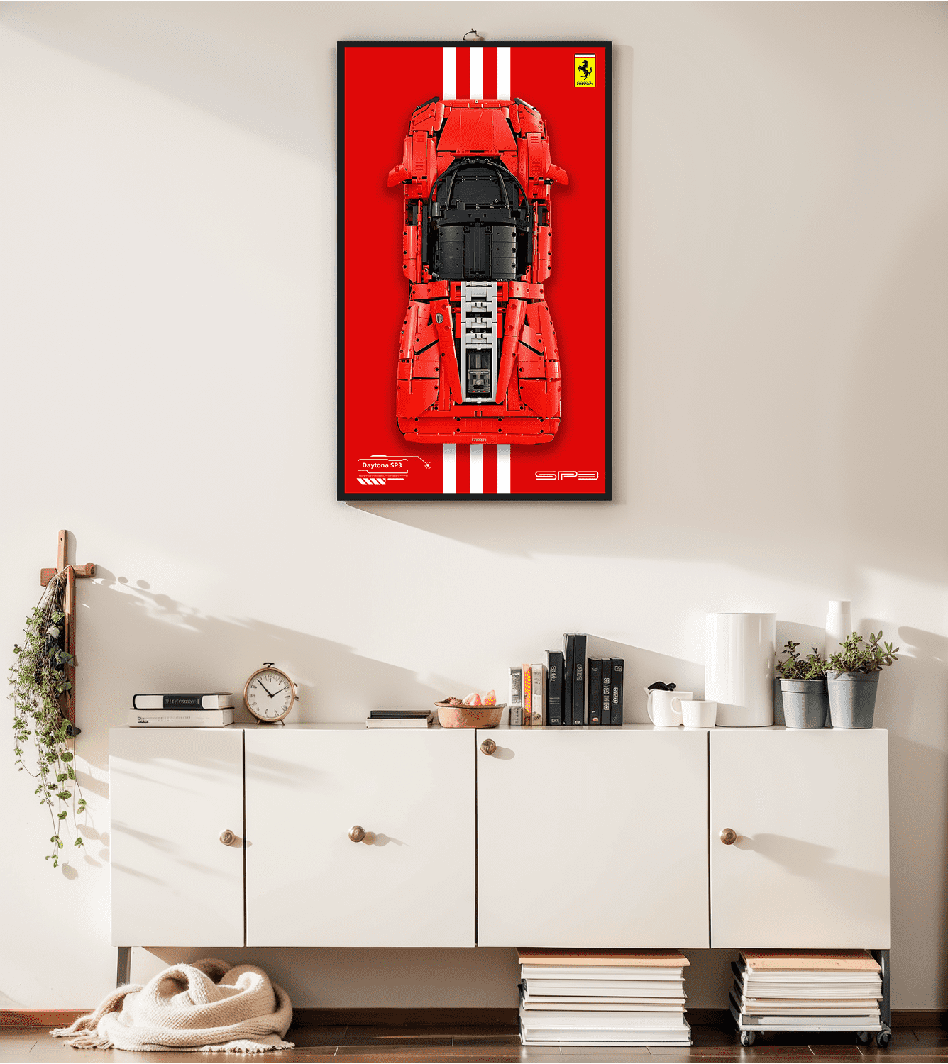 Display Wallboard for Lego 42143 Technic™ Ferrari Daytona SP3