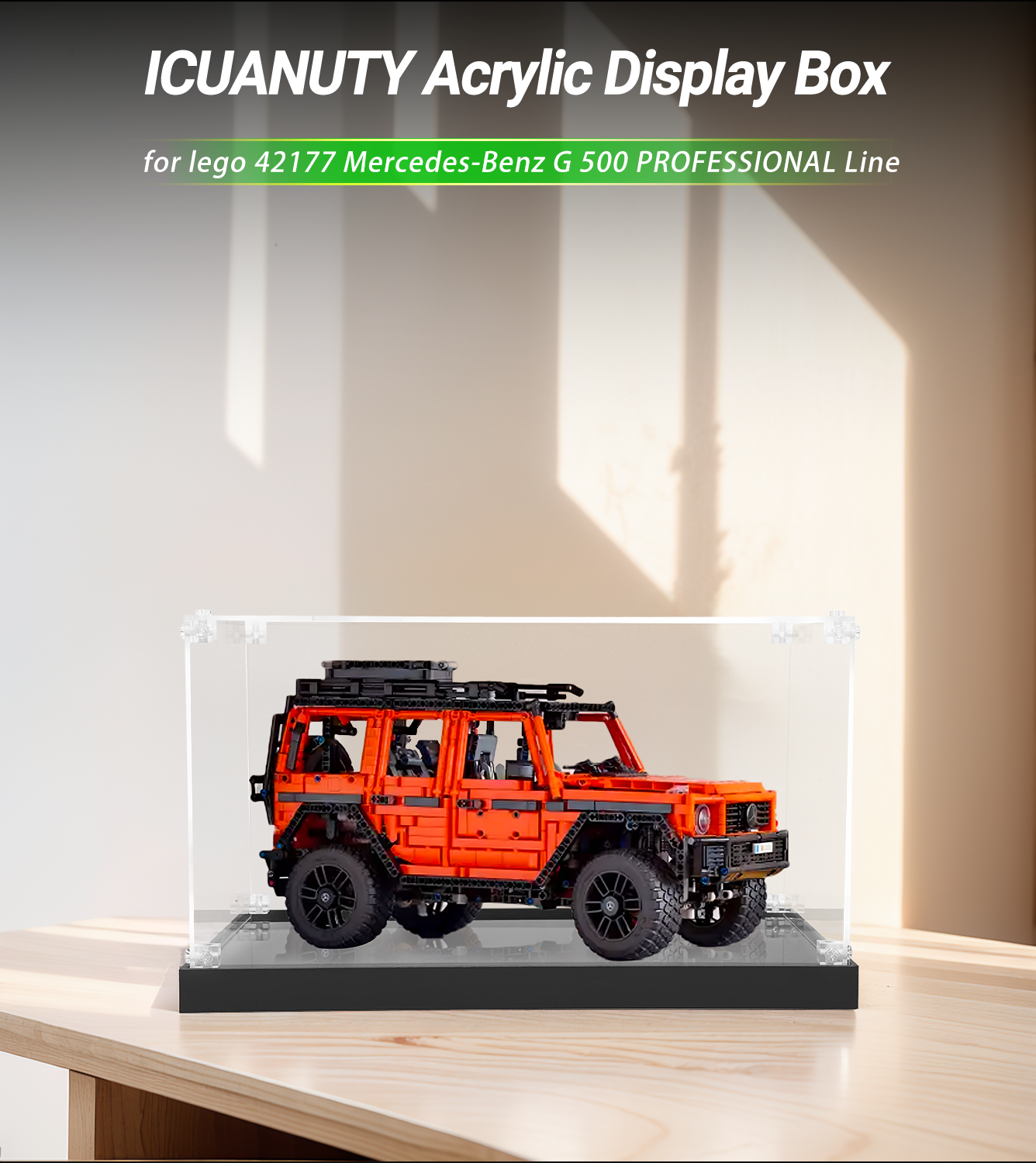 Display Case for LEGO Mercedes-Benz G 500 PROFESSIONAL Line 42177