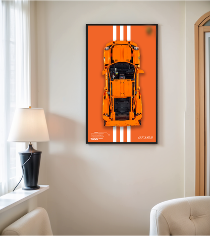 Display Wallboard for LEGO Technic Super Cars