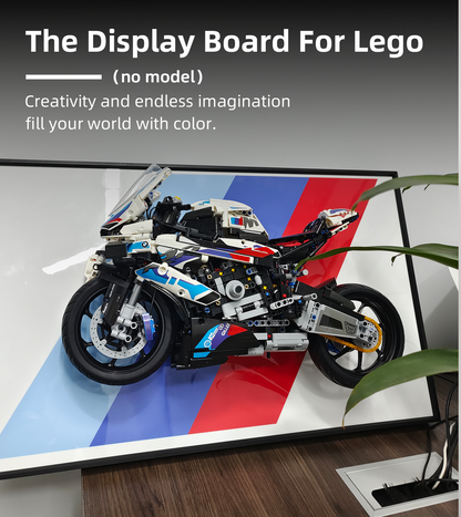 Display Wall Mount for Lego 42130 Technic™ BMW M 1000 RR lego Motorcycle