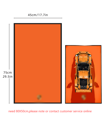 Display Wall Frame for LEGO Technic Car