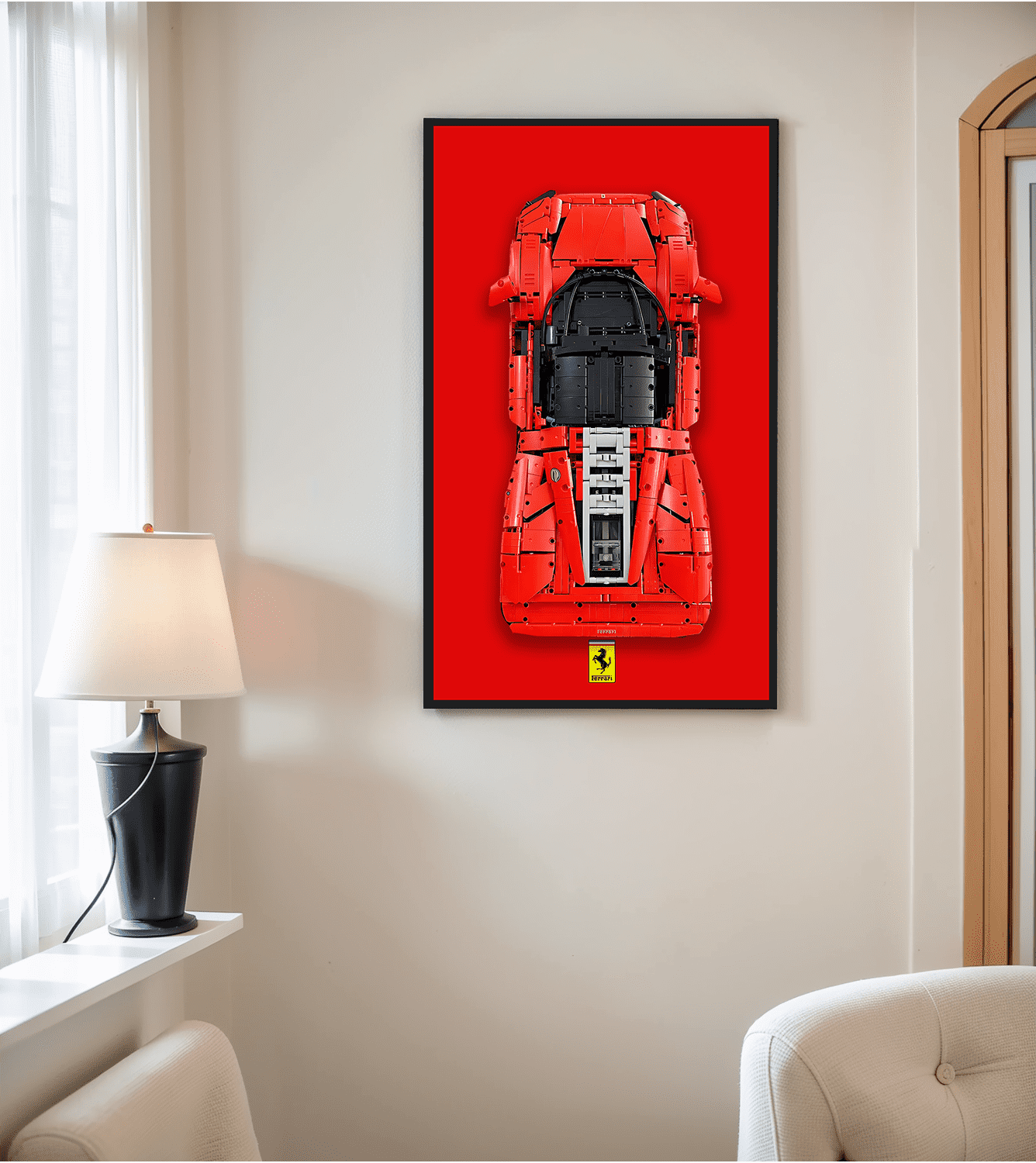 Display Wallboard for Lego 42143 Technic™ Ferrari Daytona SP3