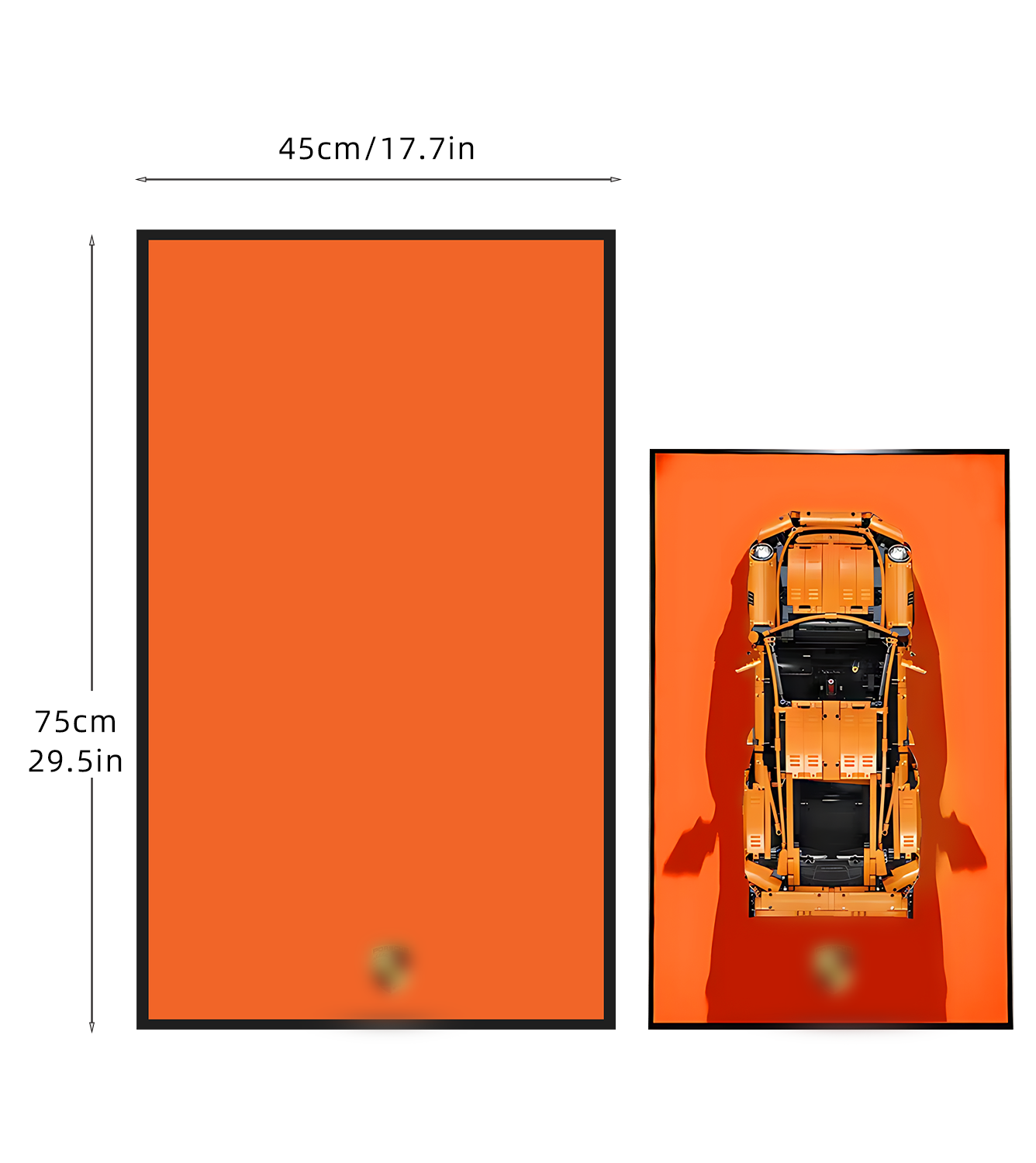 Display Wall Mount for Lego Porsche 911 RSR +911 GT3 RS