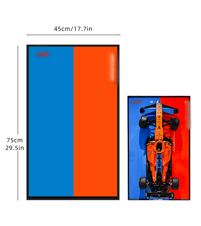 Display Wall Mount for Lego 42141 Technic™ McLaren Formula 1™ Race Car